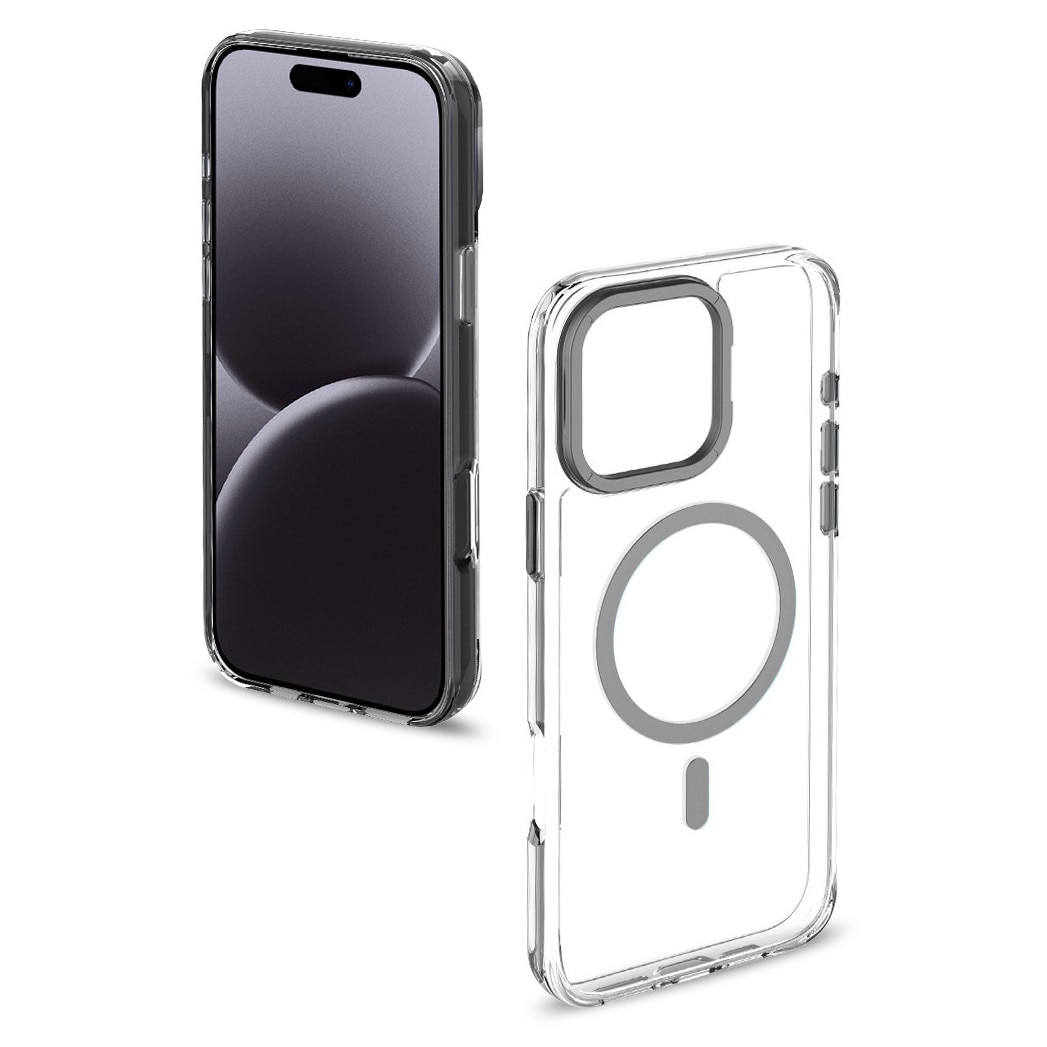 Husa de Protectie, Compatibila Apple iPhone 16 Pro Max, Doctor Shield Aero, MagSafe - Gri