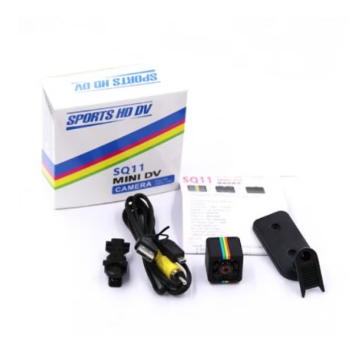 Mini kamera BeSmart SQ11 Super Mini, 1080p, fekete