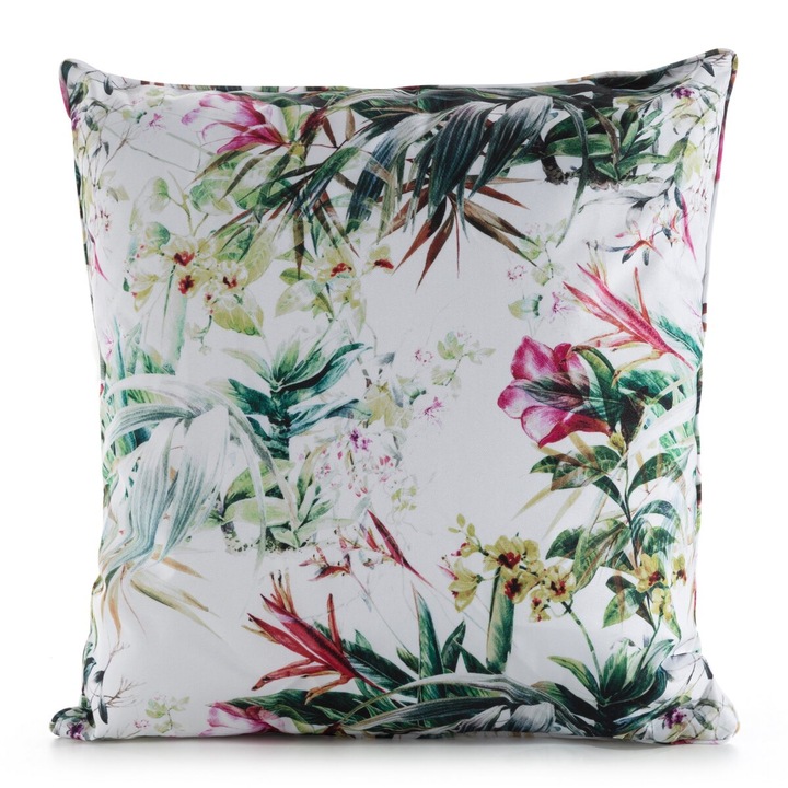 Fata de perna GARDEN31A din tesaturi impermeabile pentru gradina si terasa 45 x 45 cm Eurofirany alb