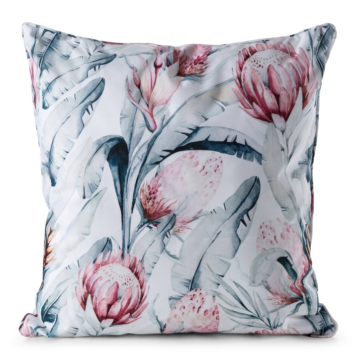 Fata de perna GARDEN32A din tesaturi impermeabile pentru gradina si terasa 45 x 45 cm Eurofirany alb