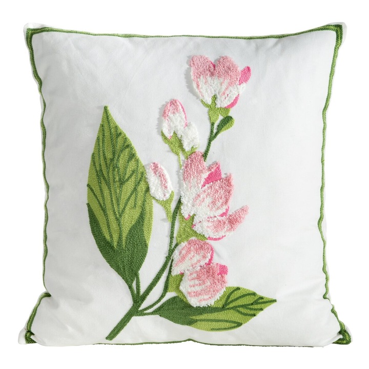 Fata de perna WIOSNA68 45 x 45 cm Eurofirany alb