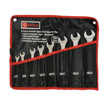 Trusa chei fixe 8 buc 6-22 mm (husa) MAF Trusa chei fixe 8 buc 6-22 mm (husa) MAF