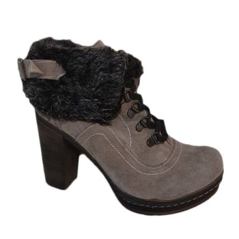 Botine cu platforma si toc inalt,D&J Exclusive, Bej Botine cu platforma si toc inalt,D&J Exclusive, Bej
