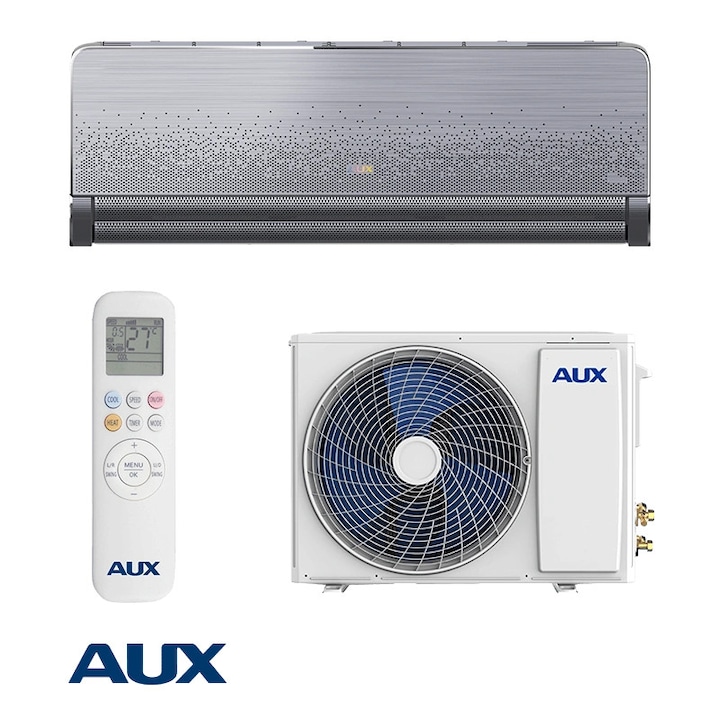 Aparat de aer conditionat Inverter AUX C-PRO ASW-H12C5A4/FQAR3DI-D0, gri, clasa A++