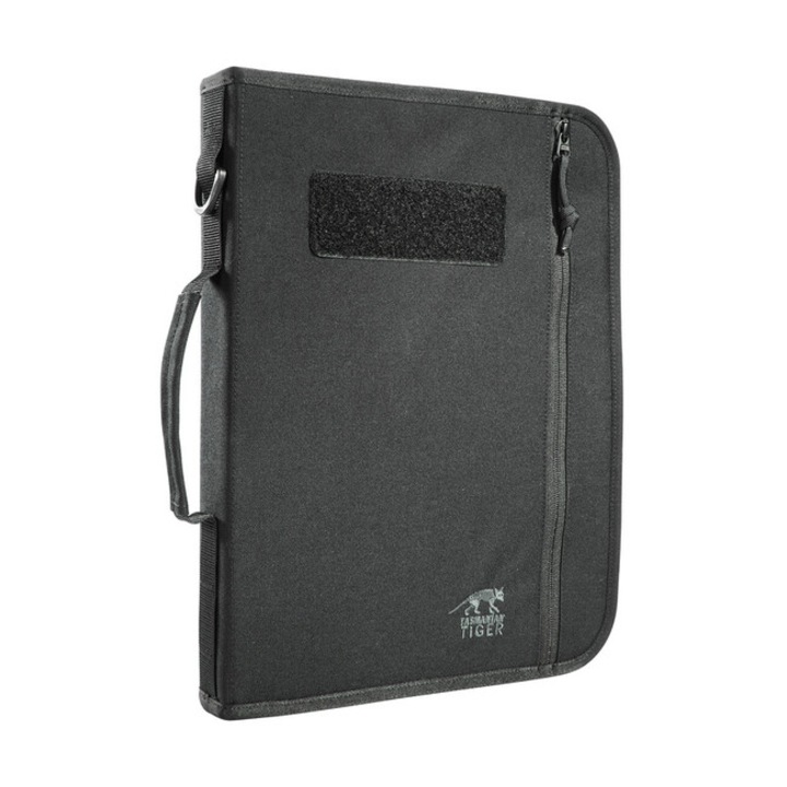 Husa documente Tasmanian Tiger SERVER A4 MKII, negru, cu organizator detasabil, maner transport