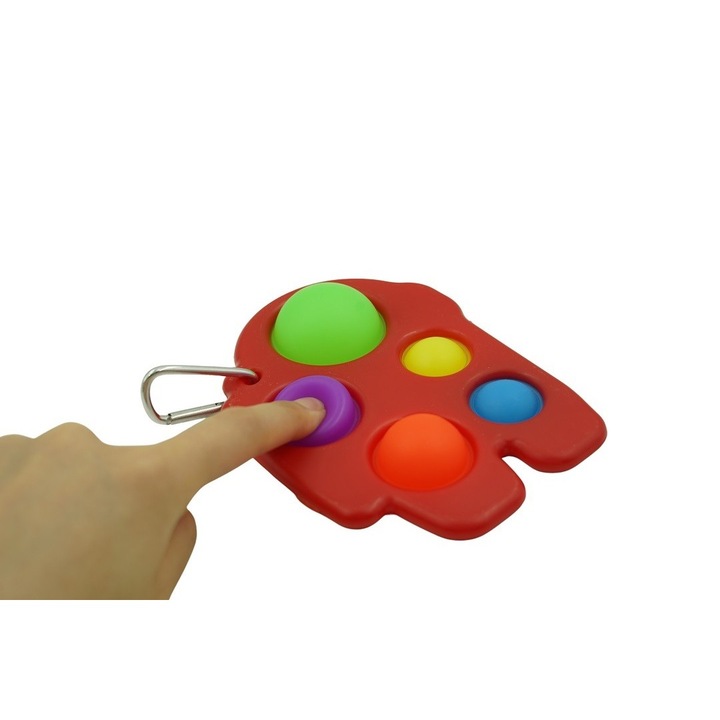 Original - Jucarie Antistres Southern Sky - Fidget Toy, Simple Dimple, Among us, Rosu