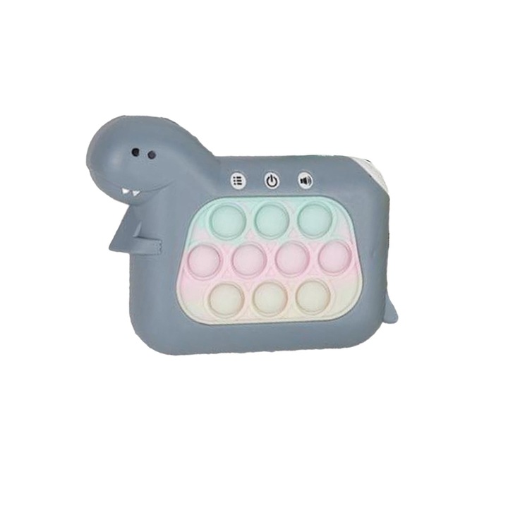 Eredeti - Interaktív Pop It Whack A Mole játék, Southern Sky, konzol típusú, stresszoldó, 4 játékmód, ABS-ből és szilikonból, +3 év, dinoszaurusz modell, sötétzöld