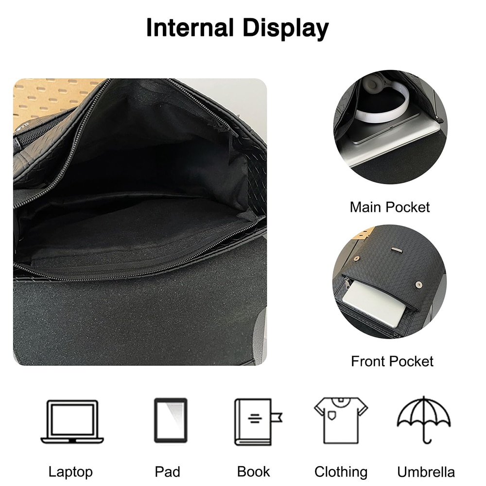 Geanta laptop, Dollcini, Negru
