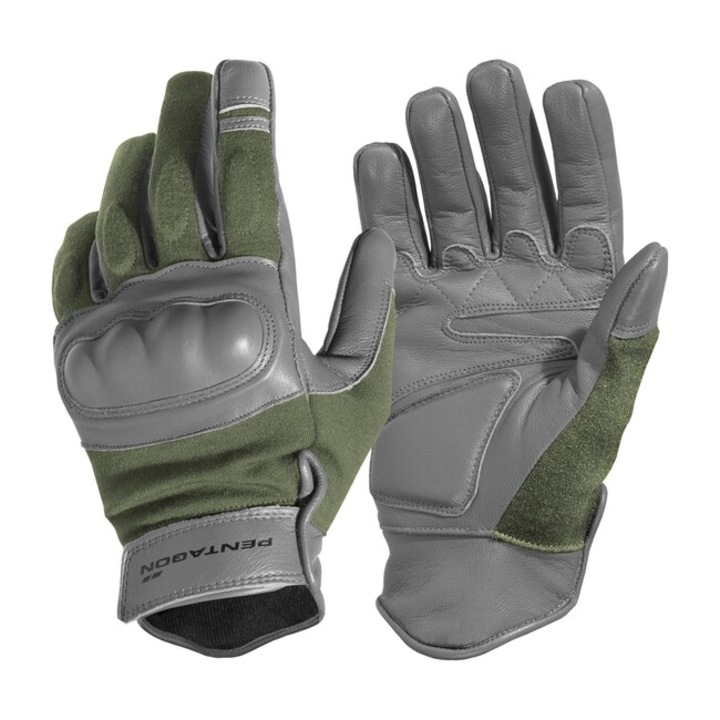 Manusi sport Pentagon Storm Tactical, oliv, Nomex, 250-260 g/m, XS