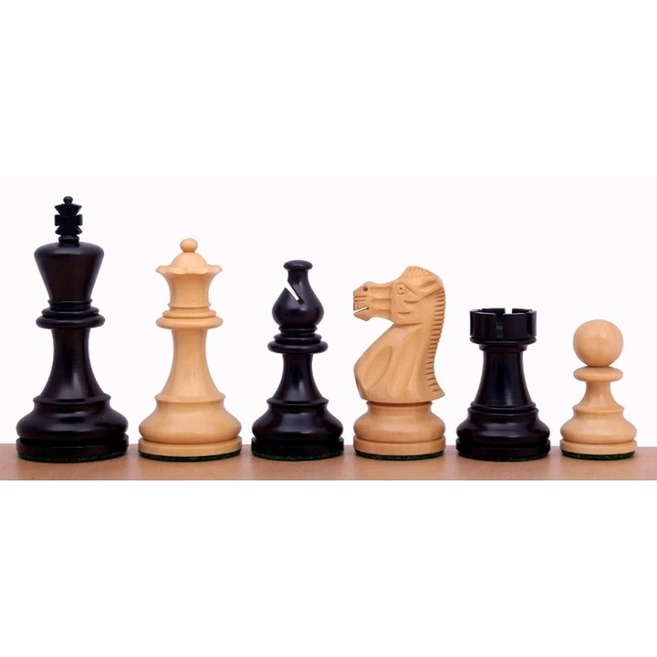 Piese de sah din lemn no. 6 American Clasic Ebonised