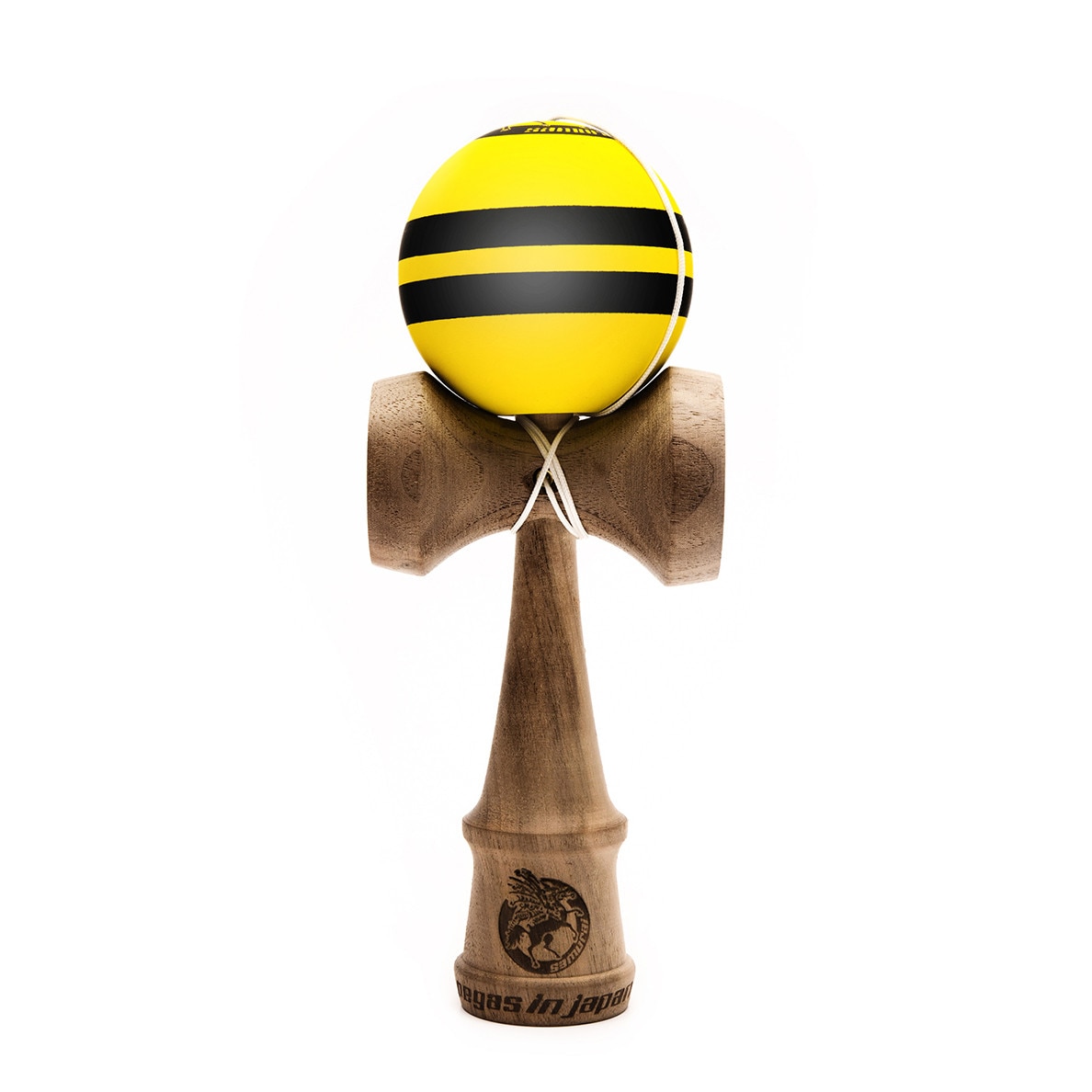 Kendama Samurai lemn Nuc vopsea mata, Galben - eMAG.ro
