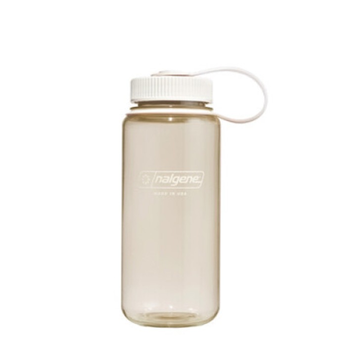 Nalgene Sustain cumisüveg 0,5 l, BPA/BPS mentes, 7x17 cm, pamut színű