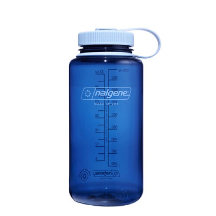 Sticla Nalgene Sustain 1 L, indigo, 180g, 9x21cm, fara BPA/BPS