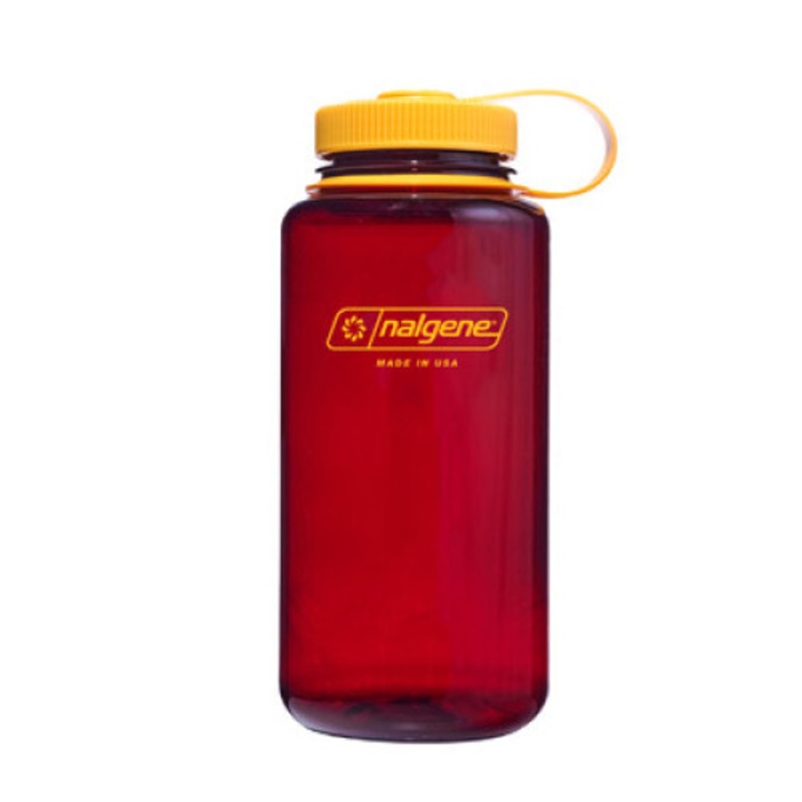 Sticla Nalgene Sustain 1 L, BPA/BPS free, 9x21cm, capacitate mare, usor de curatat