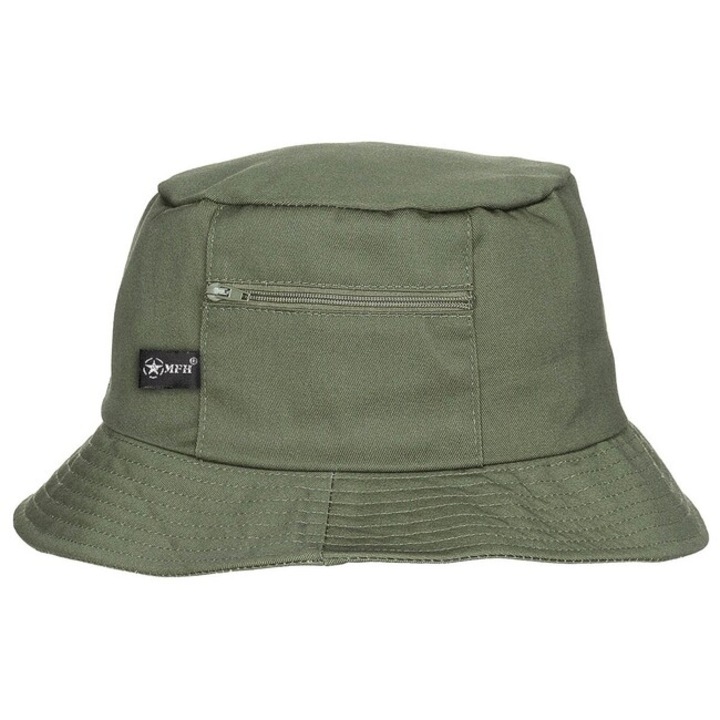 Caciula de pescuit, MFH, OD green, 2 buzunare, 61