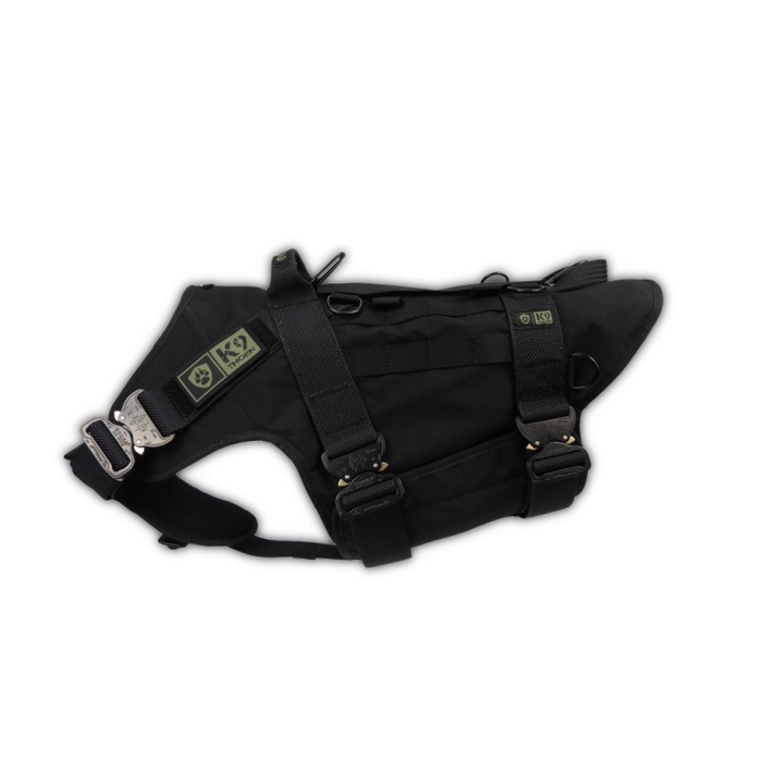 Postroj tactic K9 Thorn, Cordura, spona Cobra, negru, M