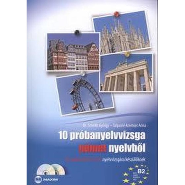 10 examene de probă în limba germană nivel B2, TELC-ECL (cu CD dublu inclus), MX-304