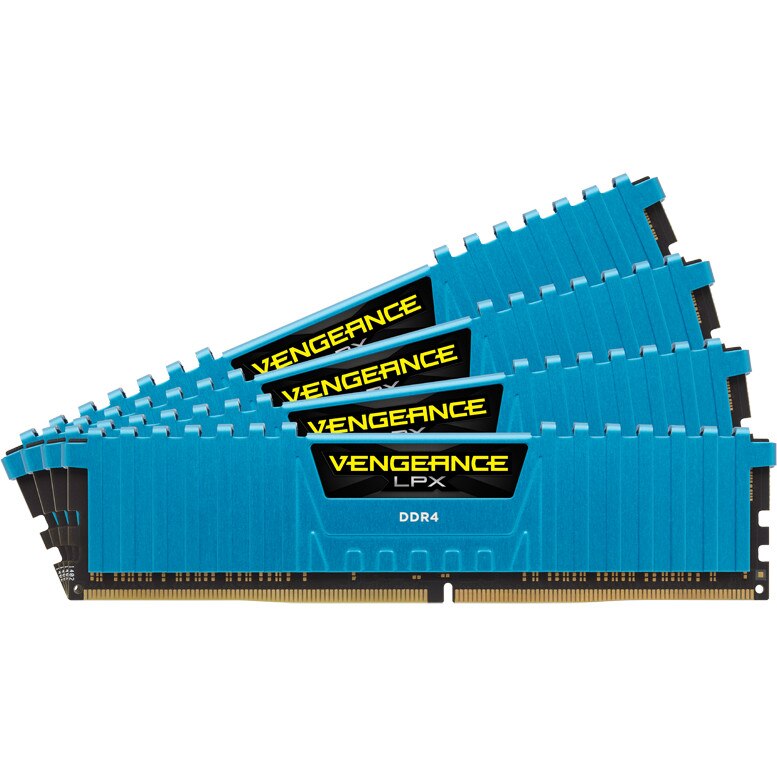 Memorie Corsair 32GB (4x8GB), DDR4, CL16, 2666 MHz, Vengeance LPX