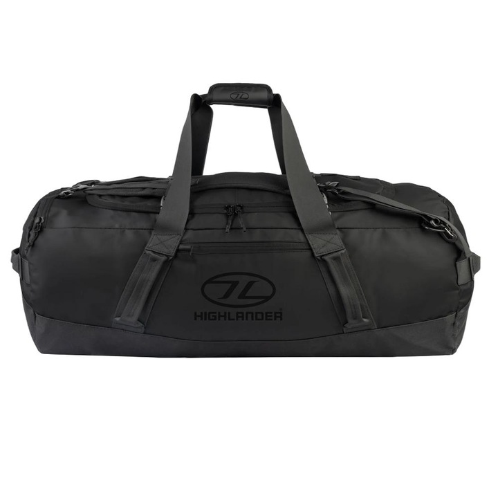 Highlander Hauler Duffel 120L utazótáska, vízálló, 93x39x38cm, fekete