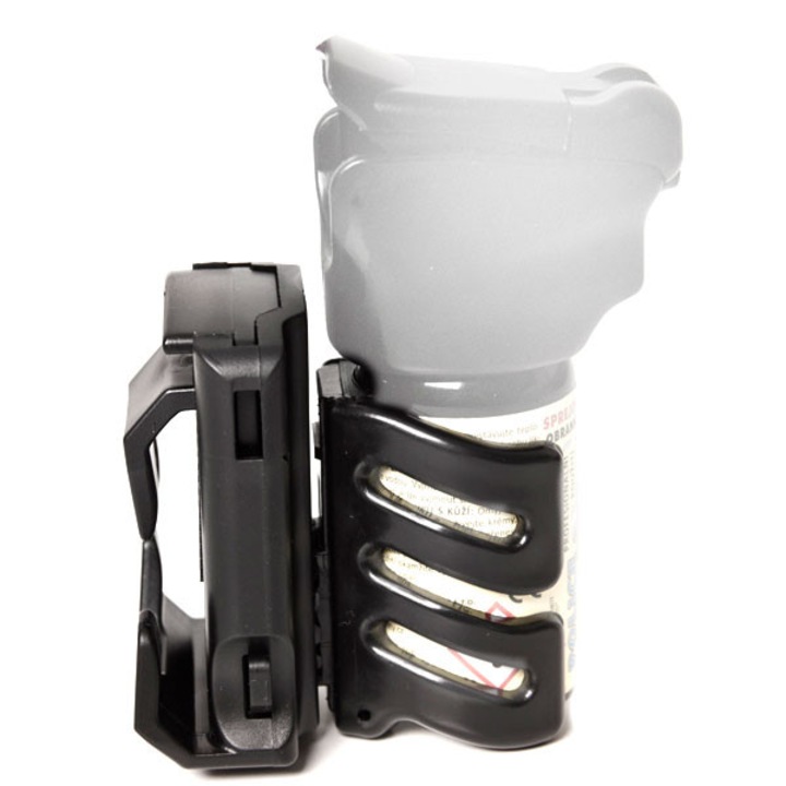 Manson rotativ profesional pentru spray-uri de aparare ESP SHUN-04-40, 40 ml, fixare 360°, 35x38 mm