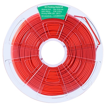 Filament PLA 3.0 mm ROSU pentru imprimante 3D, 1 kg Filament PLA 3.0 mm ROSU pentru imprimante 3D, 1 kg