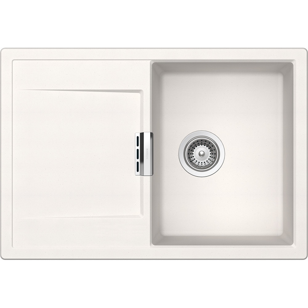 Chiuveta granit Schock Mono D-100S Polaris, 740 x 510 mm, adancime cuva 195 mm, reversibila, montare pe blat
