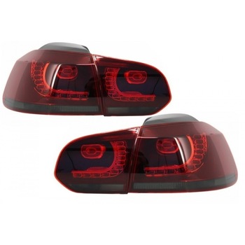Stopuri LED compatibil cu VOLKSWAGEN Golf VI (2008-up) R20 Design Rosu Fumuriu Stopuri LED compatibil cu VOLKSWAGEN Golf VI (2008-up) R20 Design Rosu Fumuriu