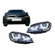 Комплект от 2 3D LED фара, съвместими с VOLKSWAGEN Golf VII (2012-2017) R-Line LED Dynamic Signaling