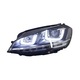 Комплект от 2 3D LED фара, съвместими с VOLKSWAGEN Golf VII (2012-2017) R-Line LED Dynamic Signaling