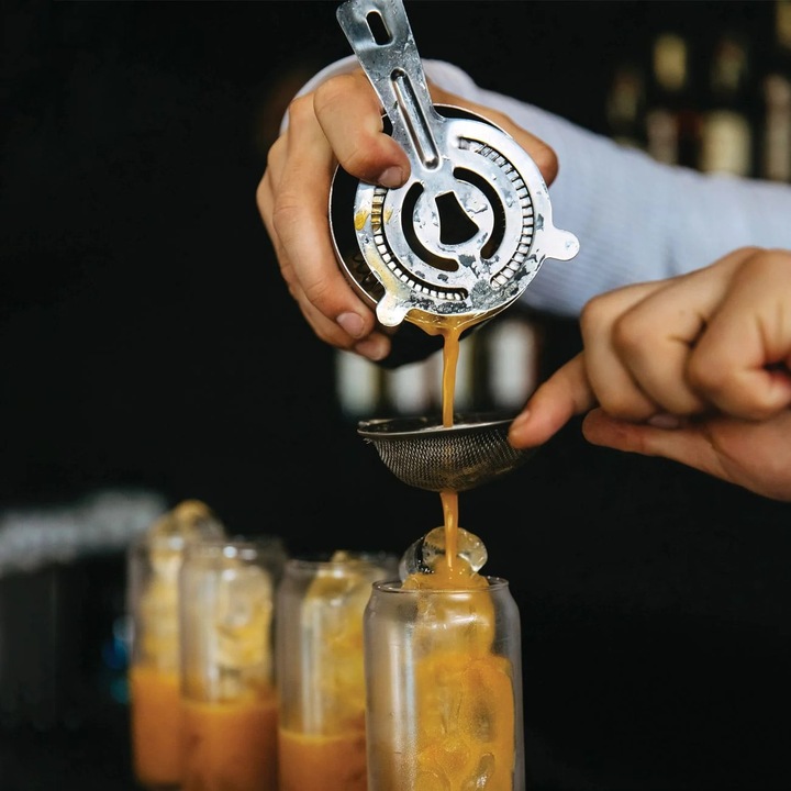 Strecuratoare Cocktail din Otel Inoxidabil Ø8x14cm