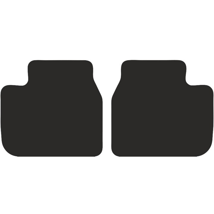 Set 2 covorase auto spate Wielganizator, negru, pentru Citroen C4 Cactus II crossover 2018-