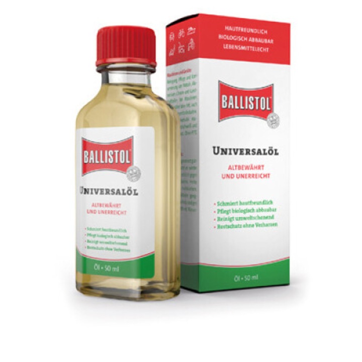 Ulei Ballistol, 50 ml, ecologic, multifunctional, pentru camping si drumetii