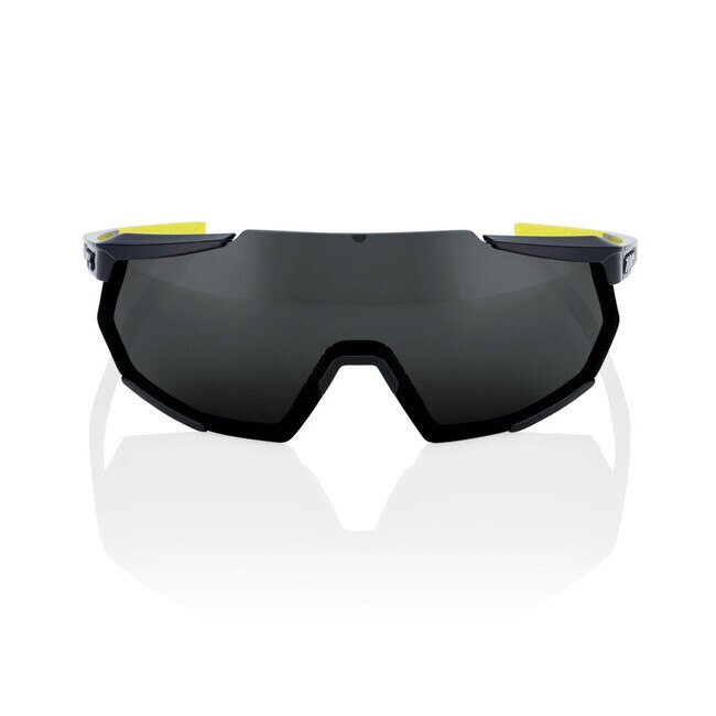 Ochelari de soare 100% Racetrap 3.0, negru lucios, lentile Ultra