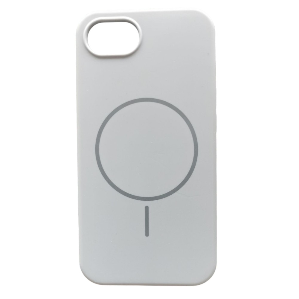 Husa MagSilicon Compatibil cu Apple Iphone 17e, compatibila cu incarcarea Magsafe, Albastru Gri