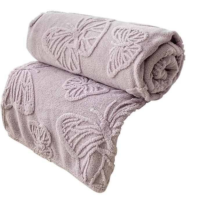 Patura de vara racoritoare, material bumbac, efect dublu rece, 150x200cm