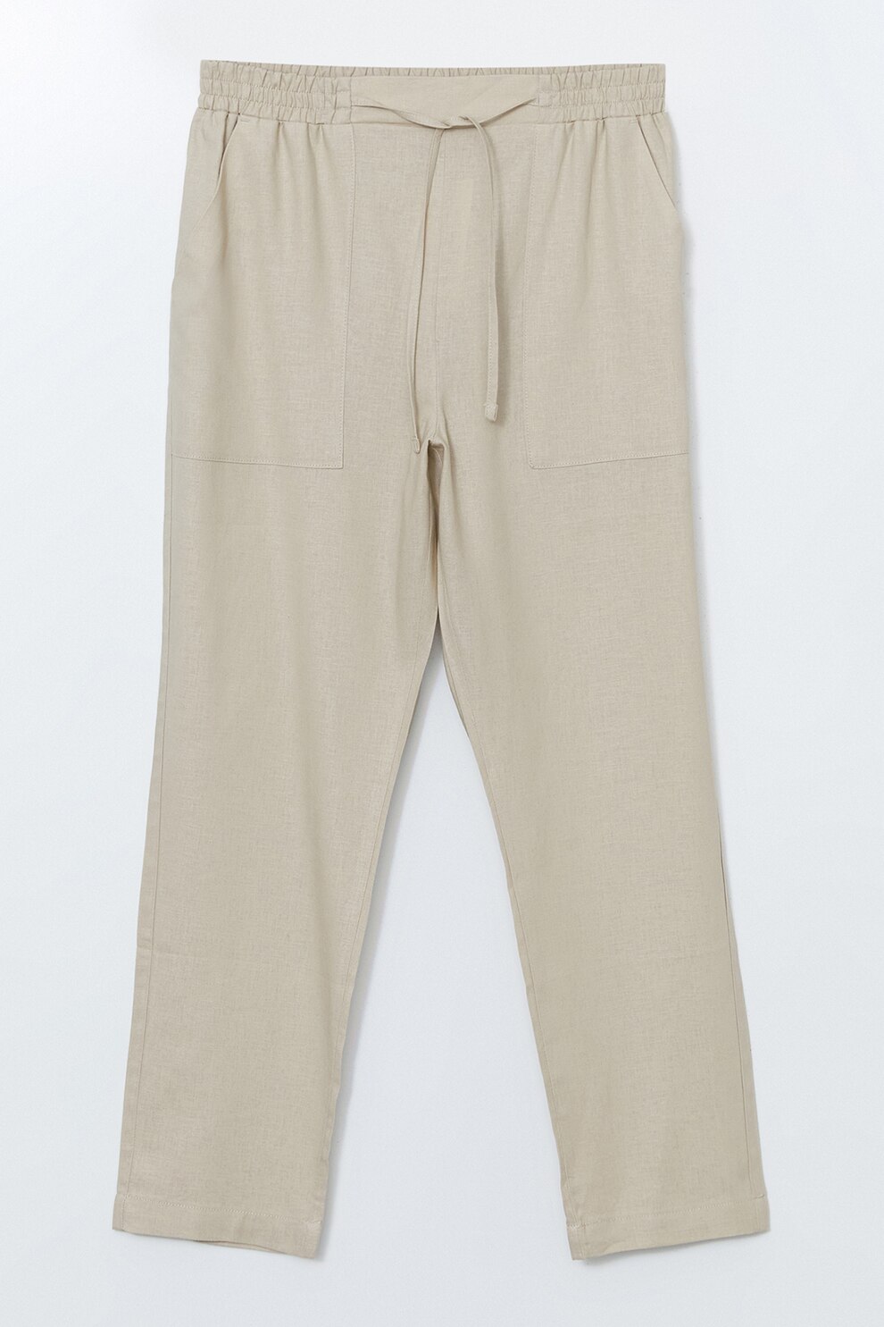 LC WAIKIKI, Pantaloni de trening cu model uni si talie elastica, Maro nisip, 38