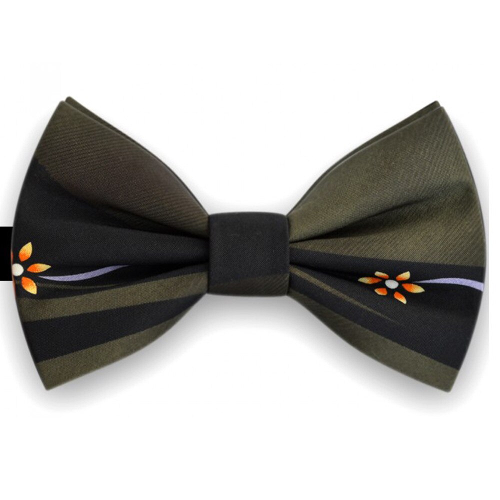 Papion verde, model floral