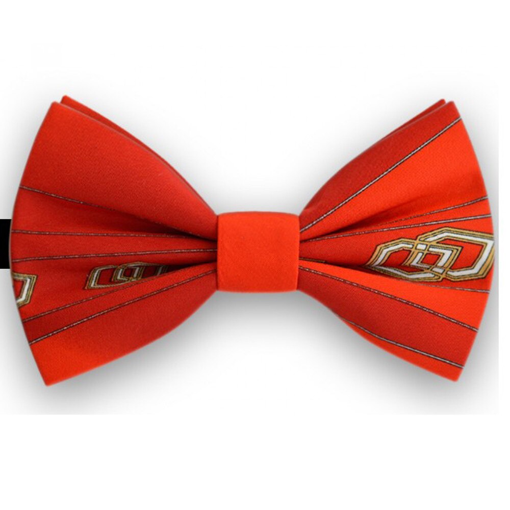 Papion, rosu, design romburi, butterfly