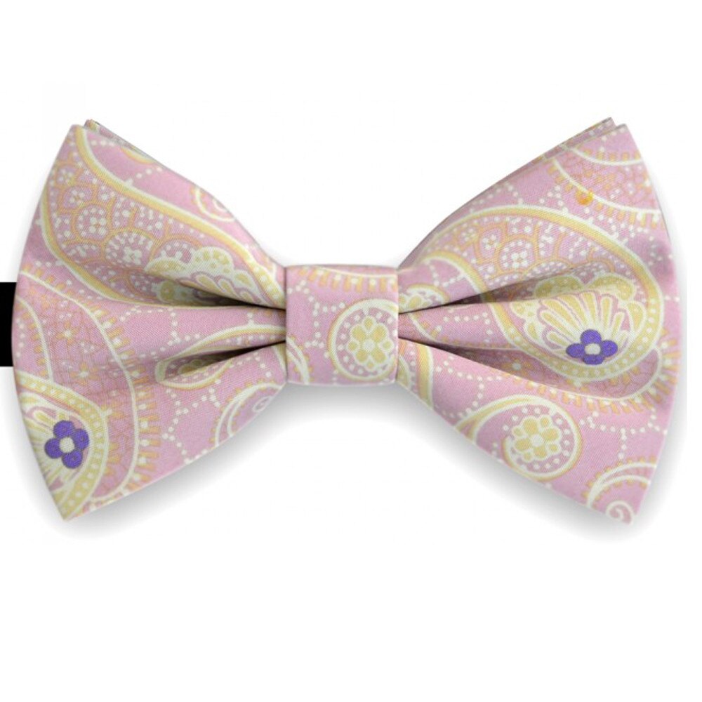 Papion roz, model paisley