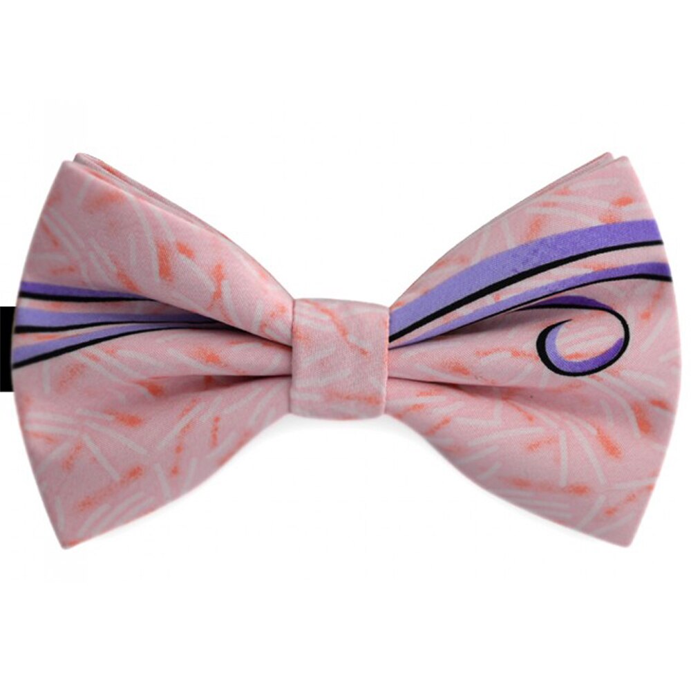 Papion roz prafuit, model dungi stilizate delicat