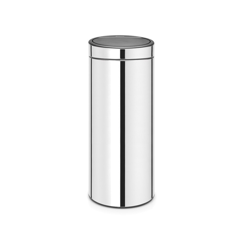 Cos de gunoi din inox lucios Touch, 30 l, Brabantia