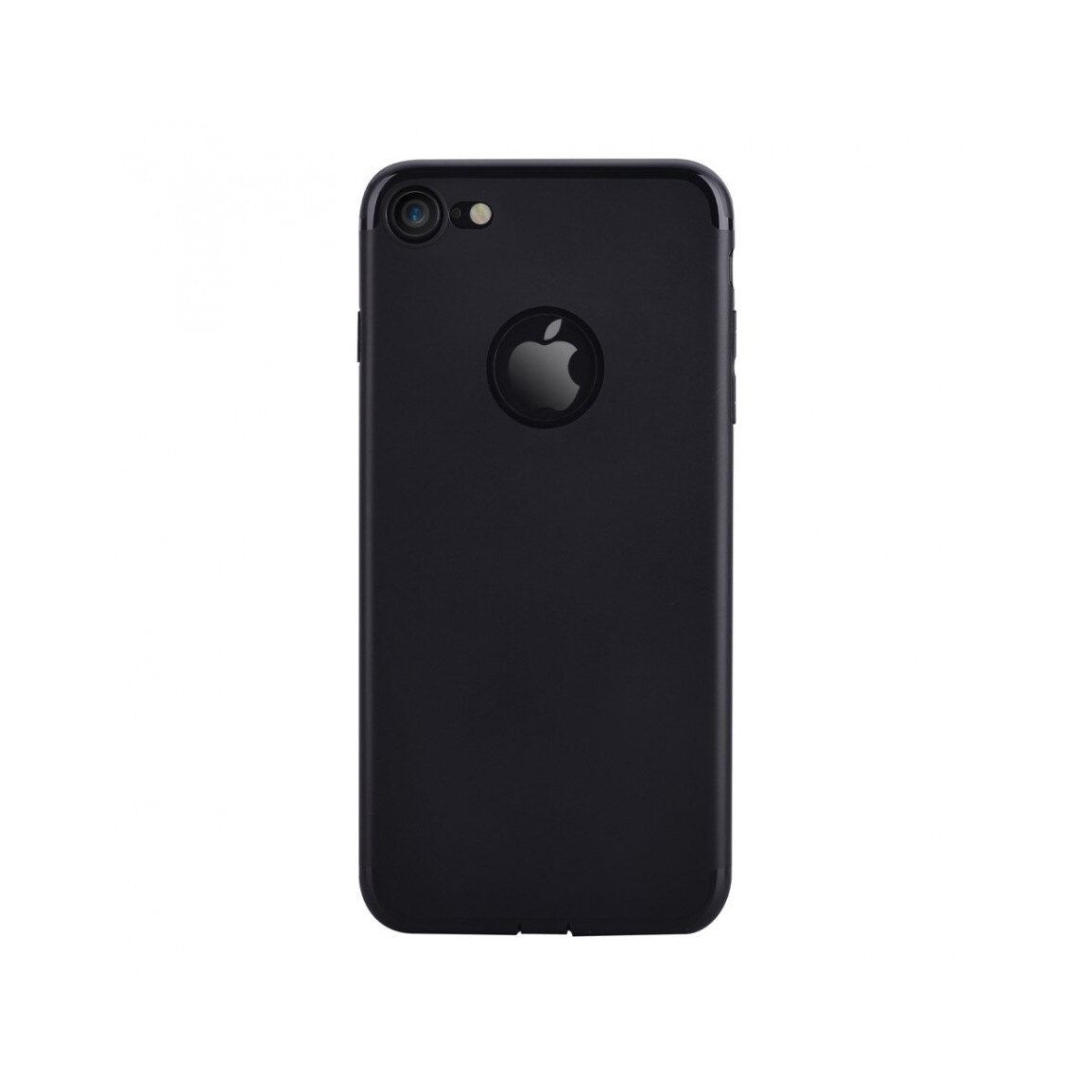 Carcasa protectie spate din gel TPU pentru iPhone 7, neagra
