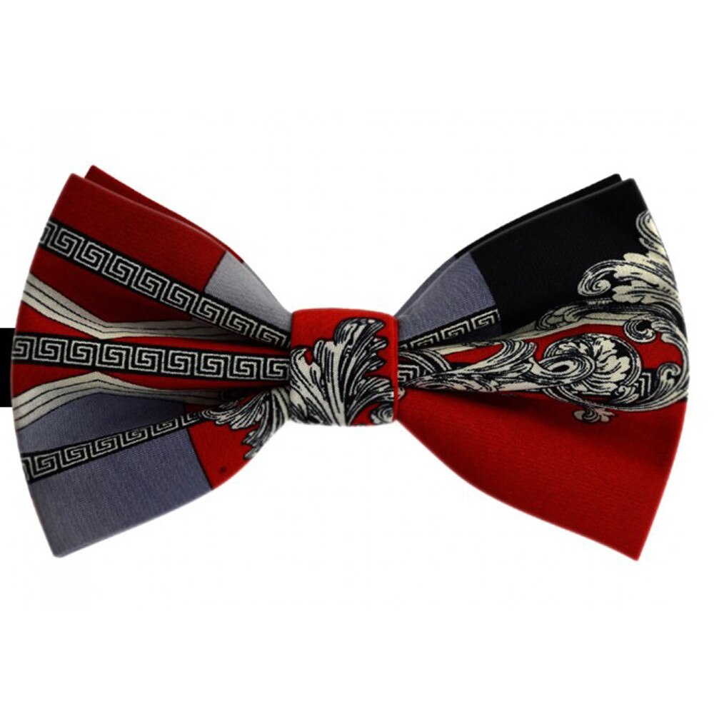 Papion barbati, rosu, model baroc