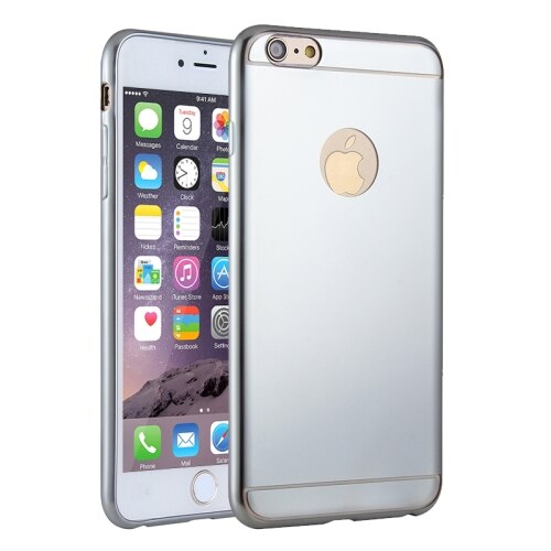 Husa protectie iPhone 6 si 6S din poliuretan, TPU PROTECTIVE, Argintiu