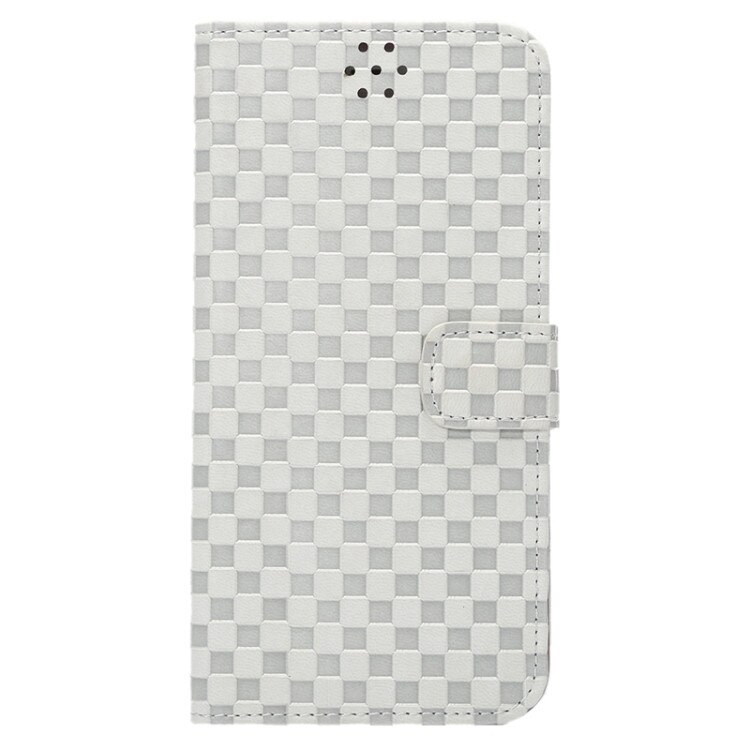 Husa GRID pentru iPhone 6 PLUS / 6S PLUS. Piele, Flip orizontal, Inchidere magnetica, Gri