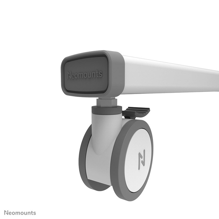 Neomounts FL55-875WH1 TV-állvány, 2,54 m (100"), fehér, kerekekkel, elektromosan állítható