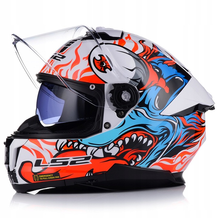 Casca moto, LS2, STREAM II, 57-58 cm, Multicolor