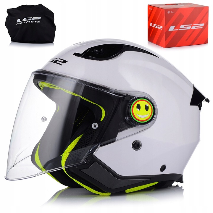 Casca moto pentru copii, LS2 OF622 Joy, L/51-52cm, 1100g, ventilare eficienta, hipoalergenica