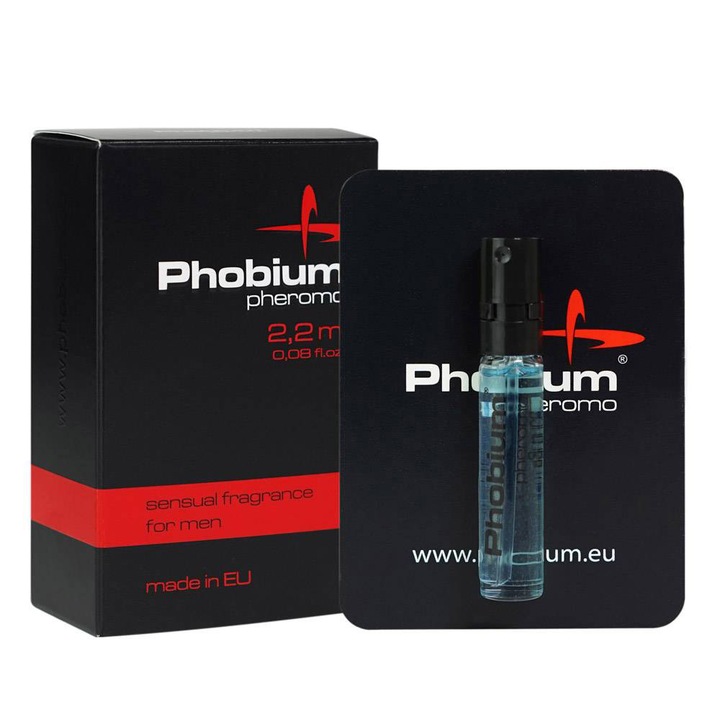 Feromoni PHOBIUM v2.0 pentru barbati, 2,2ml, note de grapefruit si ananas, flacon cu atomizor