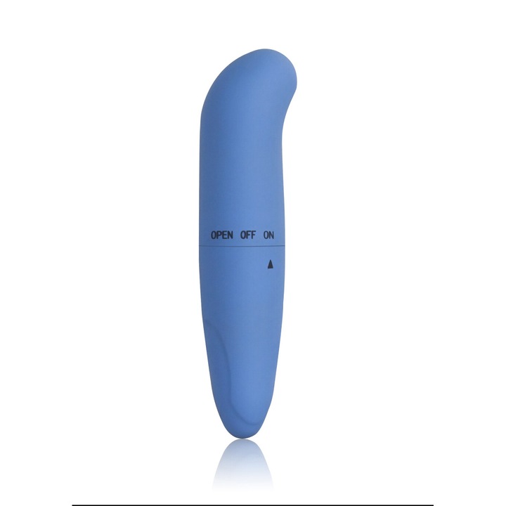 Vibrator Mini G Spot, B - Series, 12x2,5cm, albastru